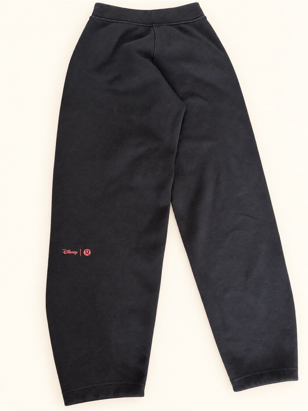 Disney x Lululemon Heavyweight Sweatpants Mickey Mouse Black Track Pants XXXS - Picture 2 of 9